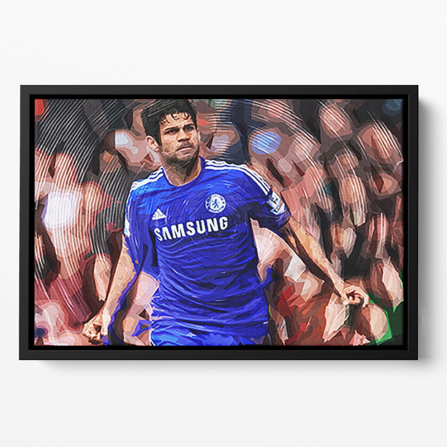 Diego Costa Chelsea Floating Framed Canvas
