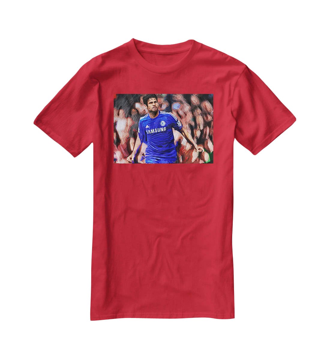 Diego Costa Chelsea T-Shirt - Canvas Art Rocks - 4