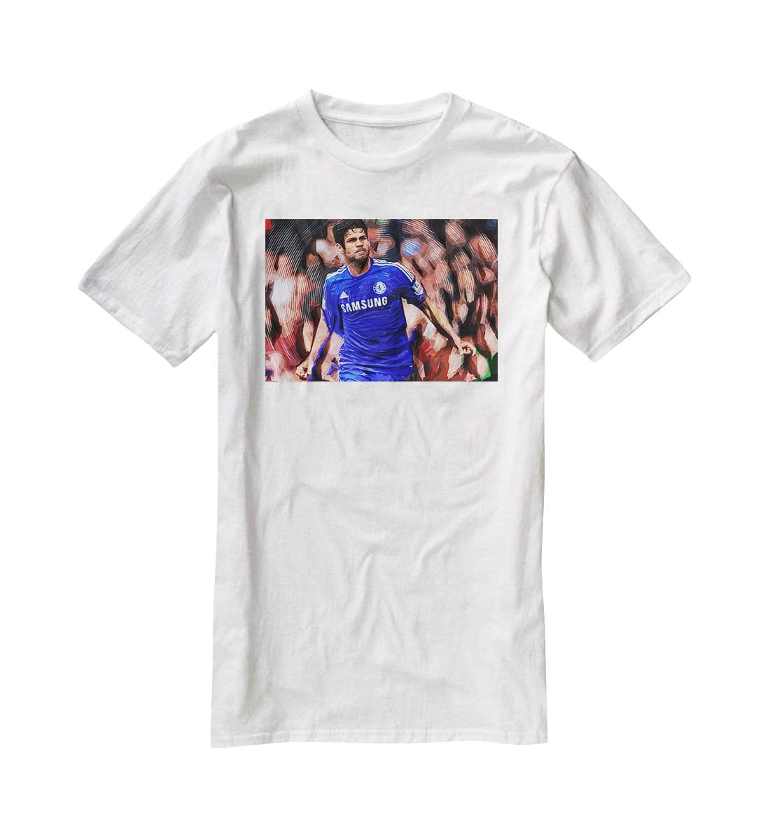 Diego Costa Chelsea T-Shirt - Canvas Art Rocks - 5