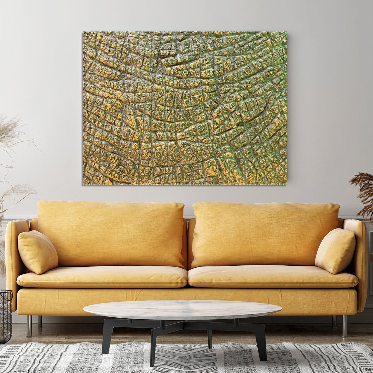 Dinosaur Skin Texture Canvas Print or Poster