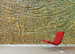 Dinosaur Skin Texture Wall Mural Wallpaper - Canvas Art Rocks - 2
