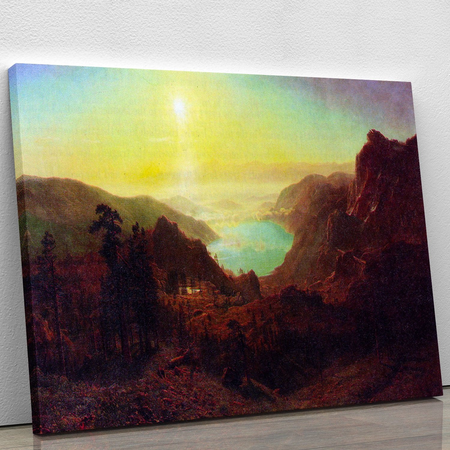 Donner Lake 2 by Bierstadt Canvas Print or Poster