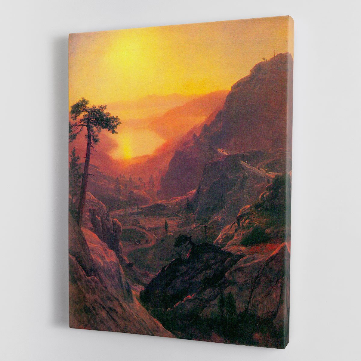 Donner Lake by Bierstadt Canvas Print or Poster