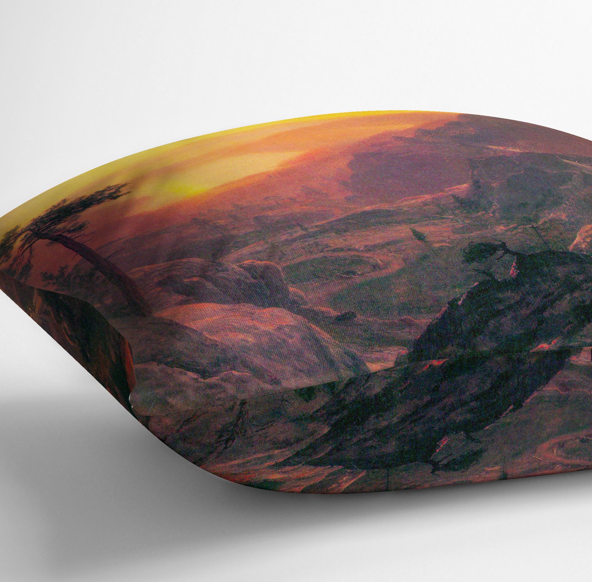 Donner Lake by Bierstadt Cushion - Canvas Art Rocks - 3