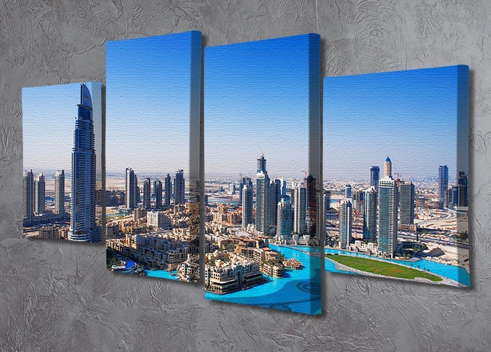 Downtown Dubai 4 Split Panel Canvas  - Canvas Art Rocks - 2