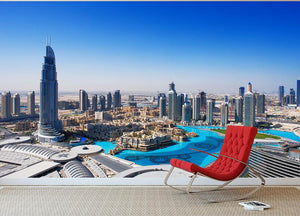 Downtown Dubai Wall Mural Wallpaper - Canvas Art Rocks - 2