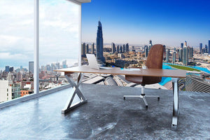 Downtown Dubai Wall Mural Wallpaper - Canvas Art Rocks - 3