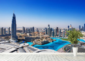 Downtown Dubai Wall Mural Wallpaper - Canvas Art Rocks - 4