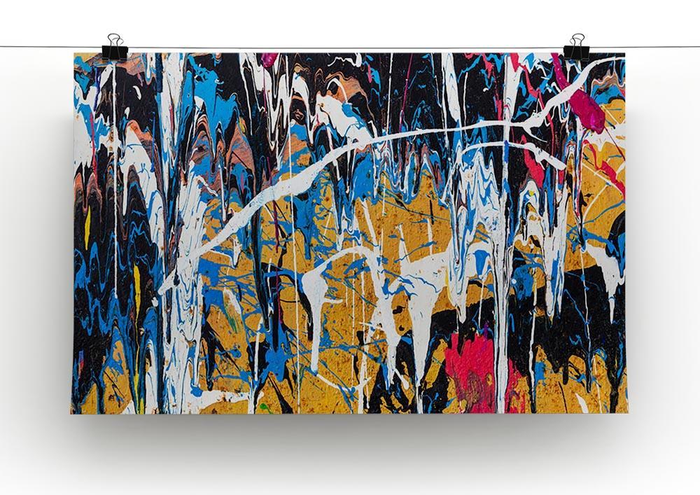 Dripping paint graffiti Canvas Print or Poster - Canvas Art Rocks - 2