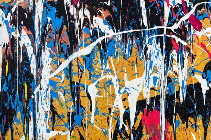 Dripping paint graffiti Wall Mural Wallpaper