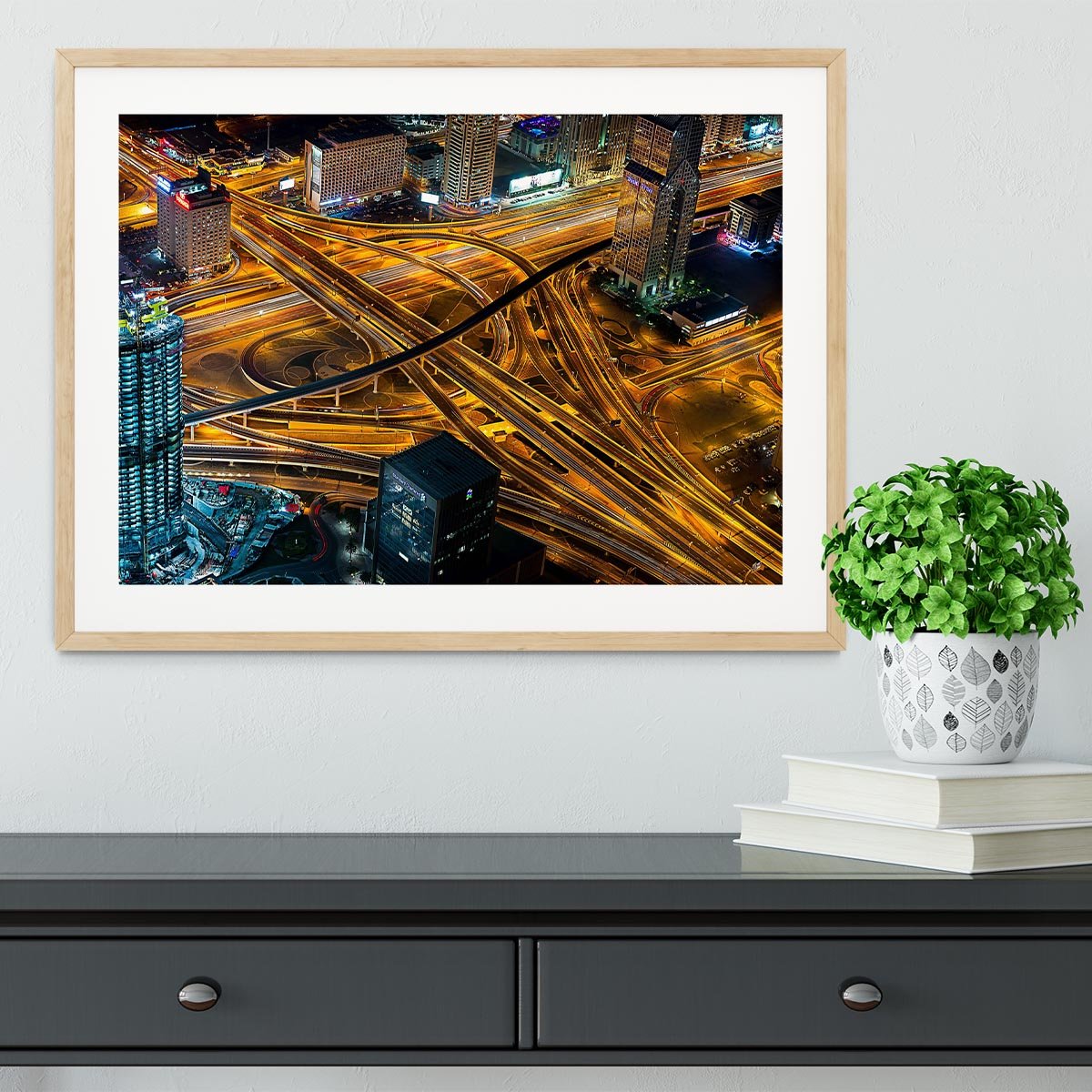 Dubai Framed Print - Canvas Art Rocks - 3