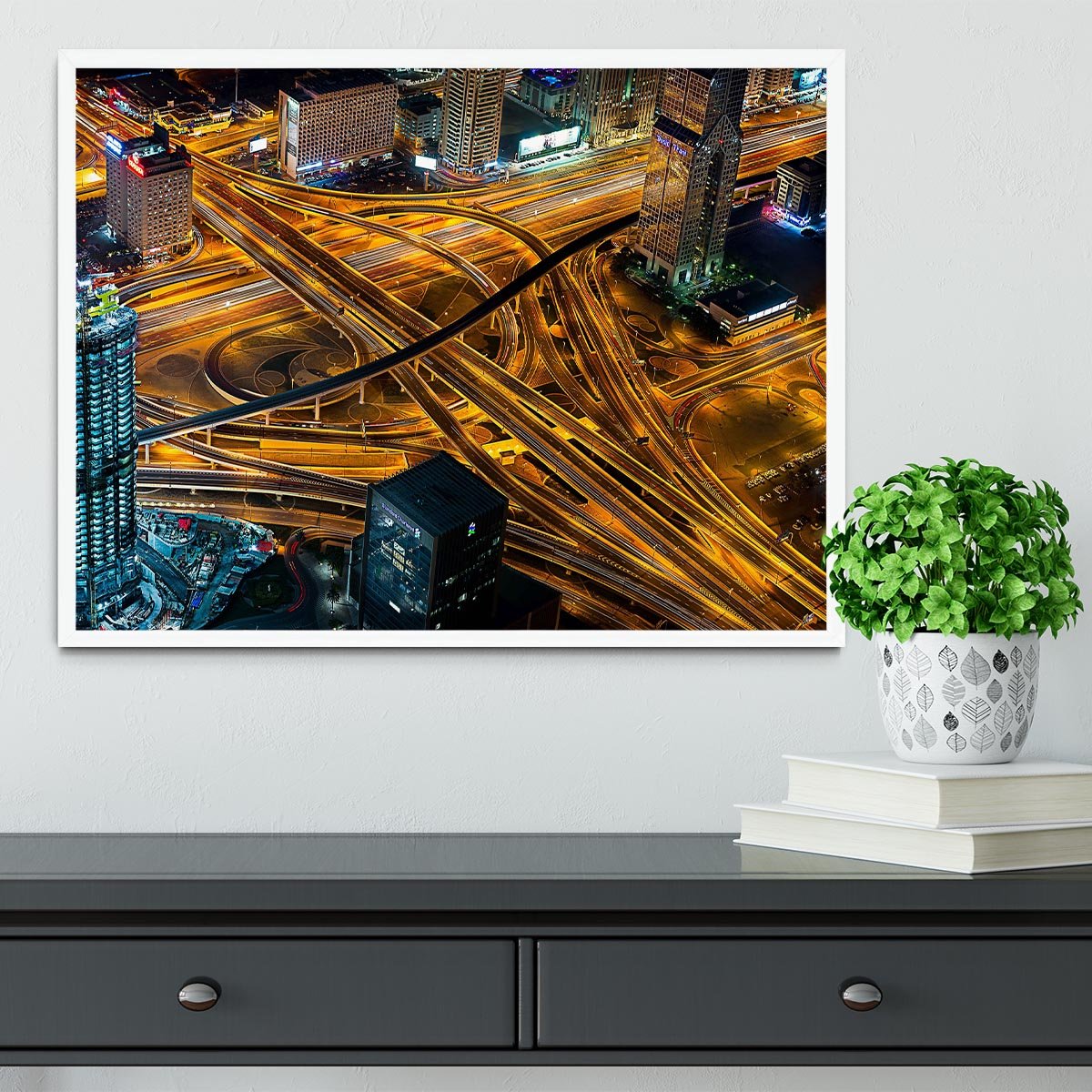 Dubai Framed Print - Canvas Art Rocks -6