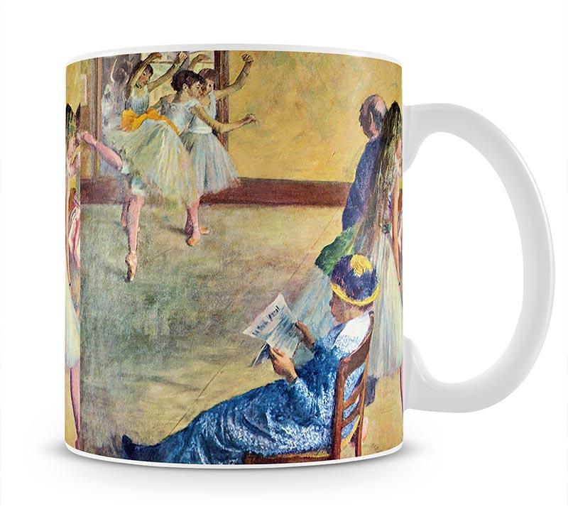 During the dance lessons Madame Cardinal by Degas Mug - Canvas Art Rocks - 1