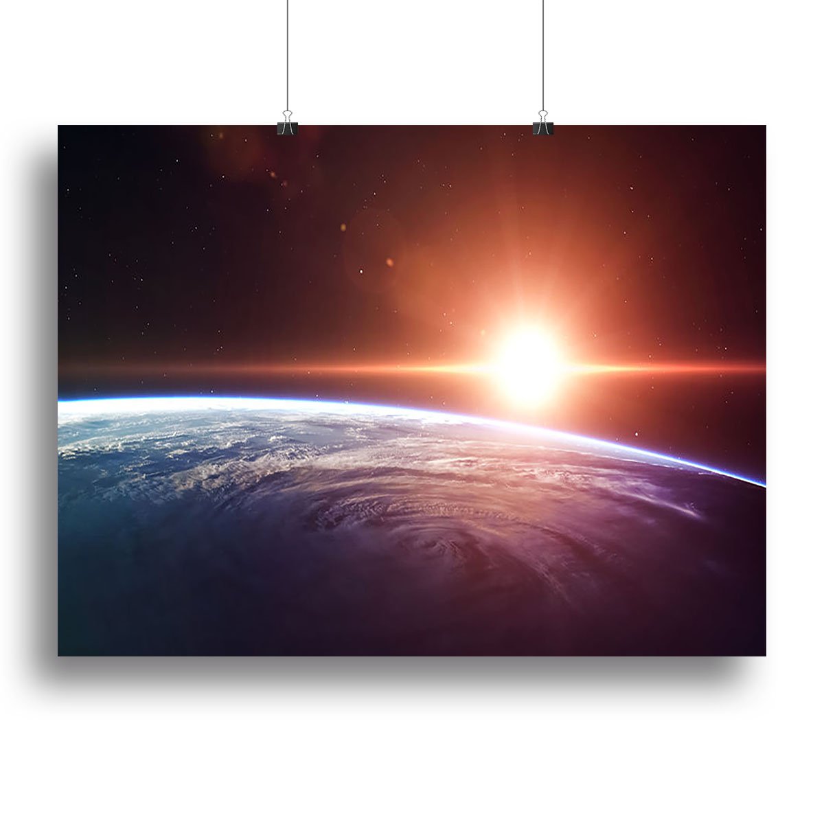 Earth Sunrise Canvas Print or Poster