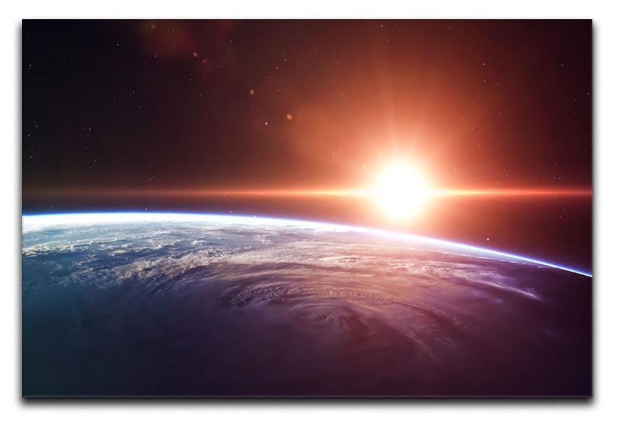 Earth Sunrise Canvas Print or Poster  - Canvas Art Rocks - 1