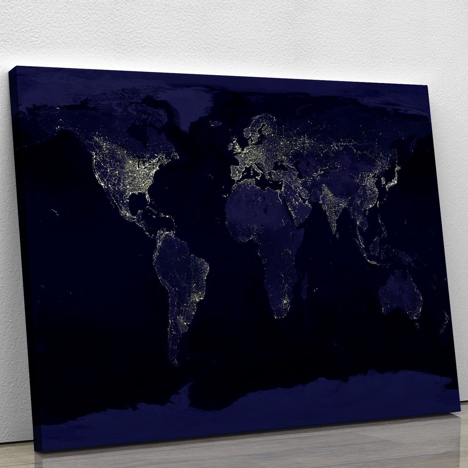 Earth At Night Canvas Print or Poster