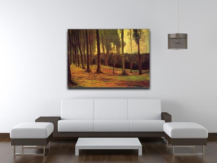 Edge of a Wood by Van Gogh Canvas Print & Poster - Canvas Art Rocks - 4