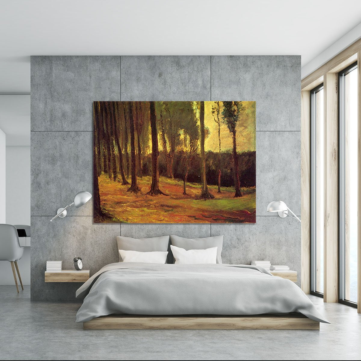 Edge of a Wood by Van Gogh Canvas Print or Poster