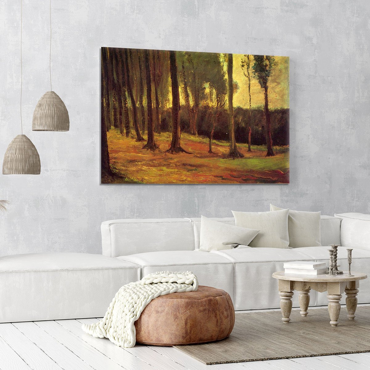 Edge of a Wood by Van Gogh Canvas Print or Poster