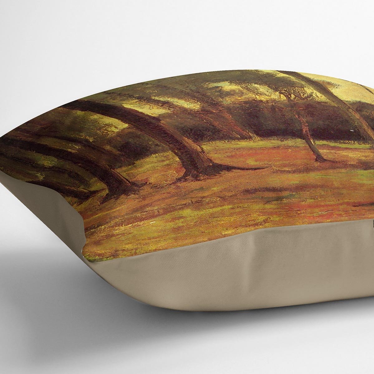 Edge of a Wood by Van Gogh Throw Pillow