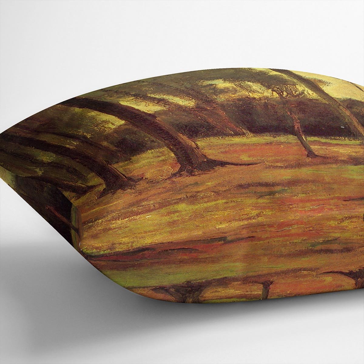 Edge of a Wood by Van Gogh Throw Pillow