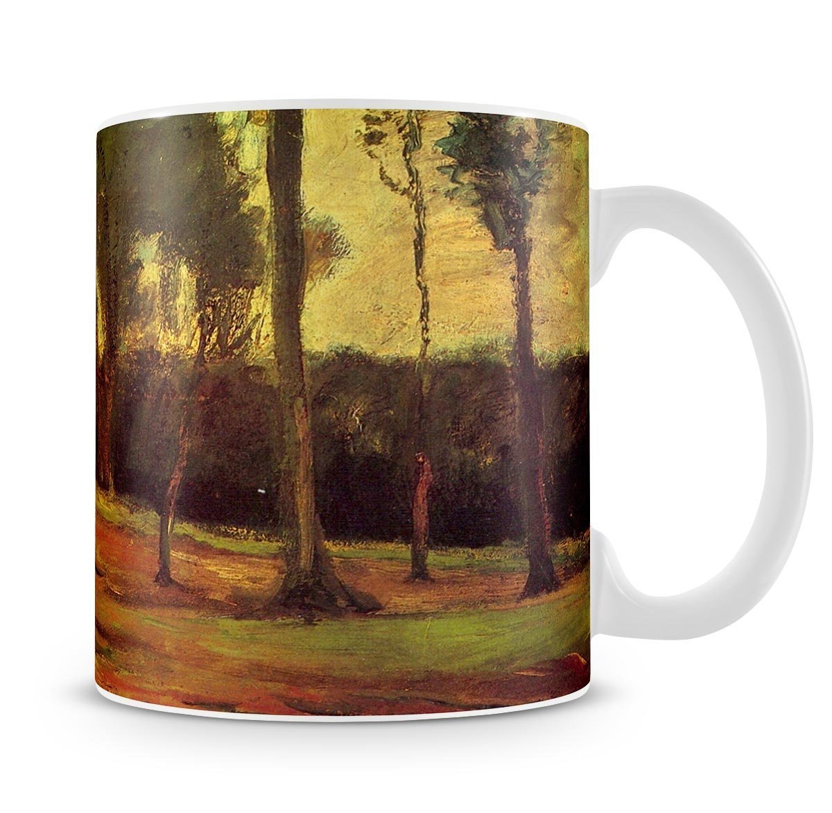 Edge of a Wood by Van Gogh Mug - Canvas Art Rocks - 4