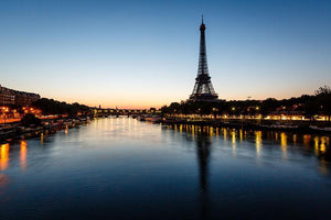 Eiffel Tower and d Wall Mural Wallpaper - Canvas Art Rocks - 1