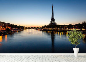 Eiffel Tower and d Wall Mural Wallpaper - Canvas Art Rocks - 4