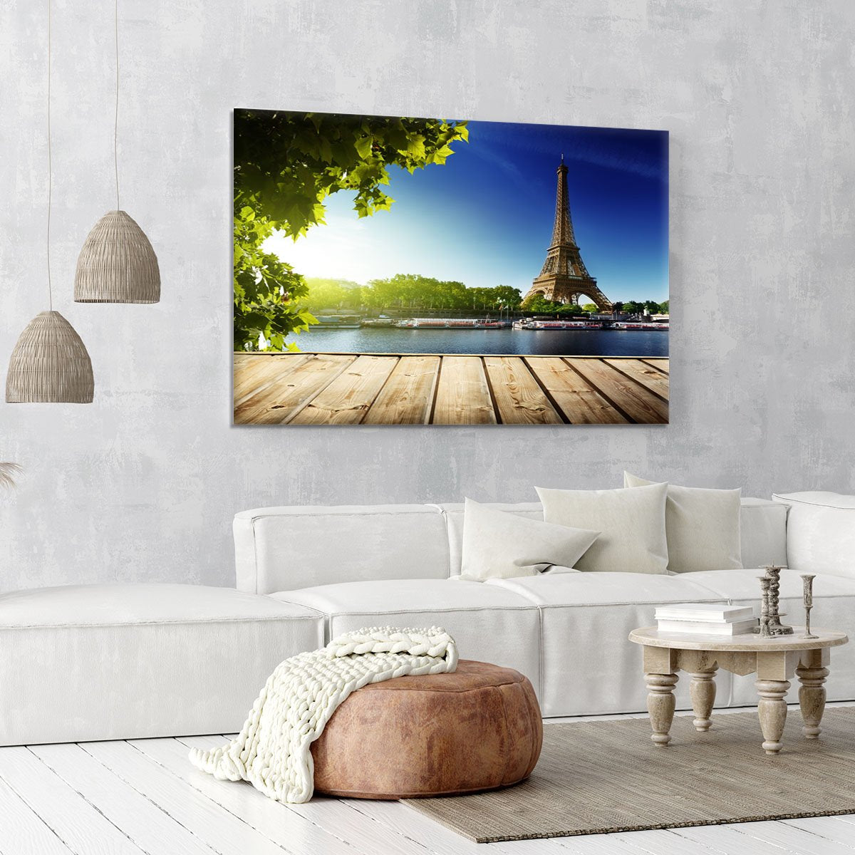 Eiffel tower in Paris Canvas Print or Poster