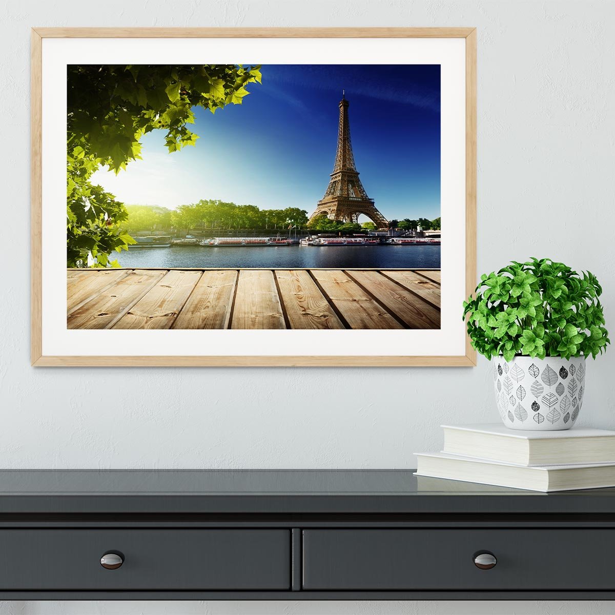 Eiffel tower in Paris Framed Print - Canvas Art Rocks - 3