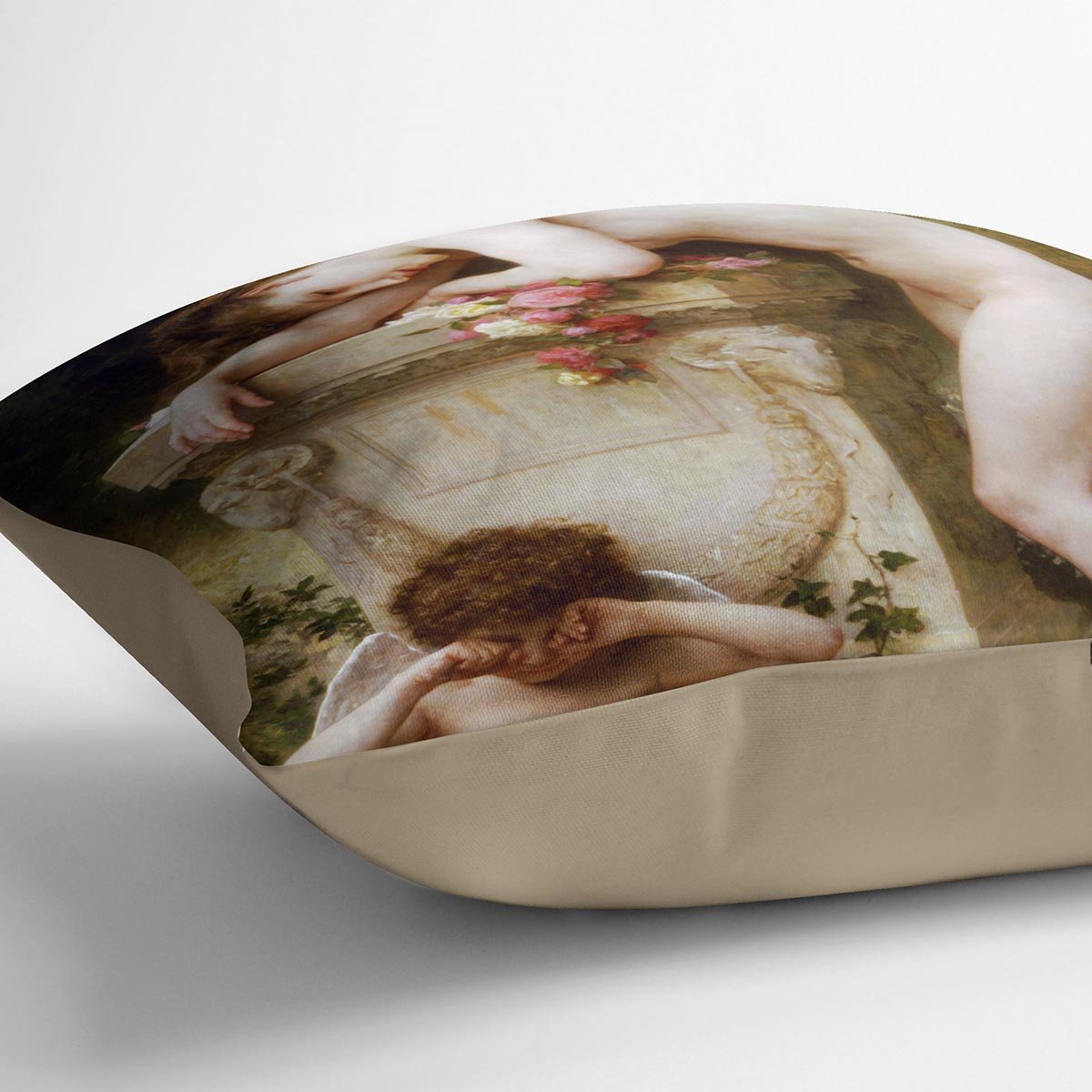 Elegy By Bouguereau Throw Pillow