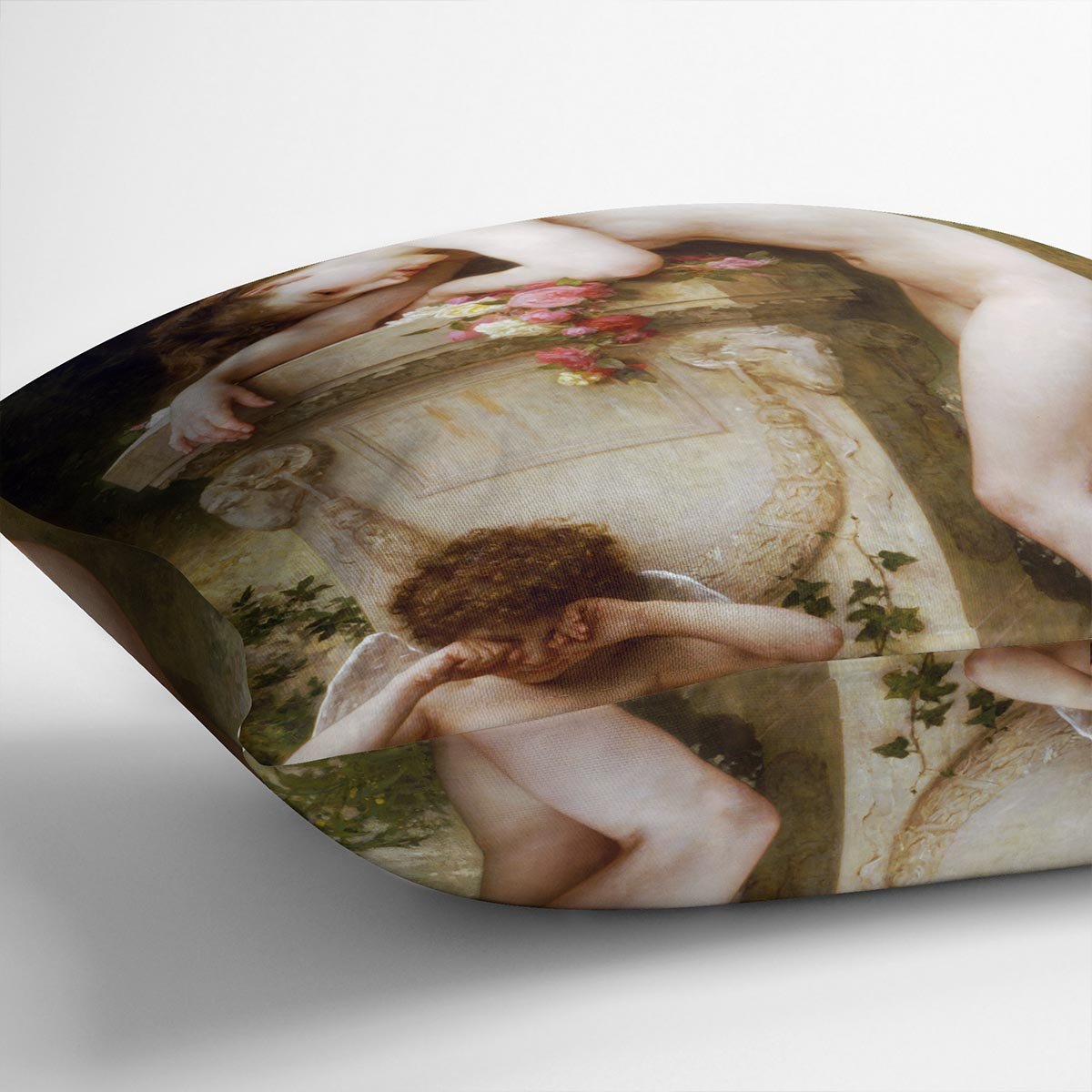 Elegy By Bouguereau Throw Pillow