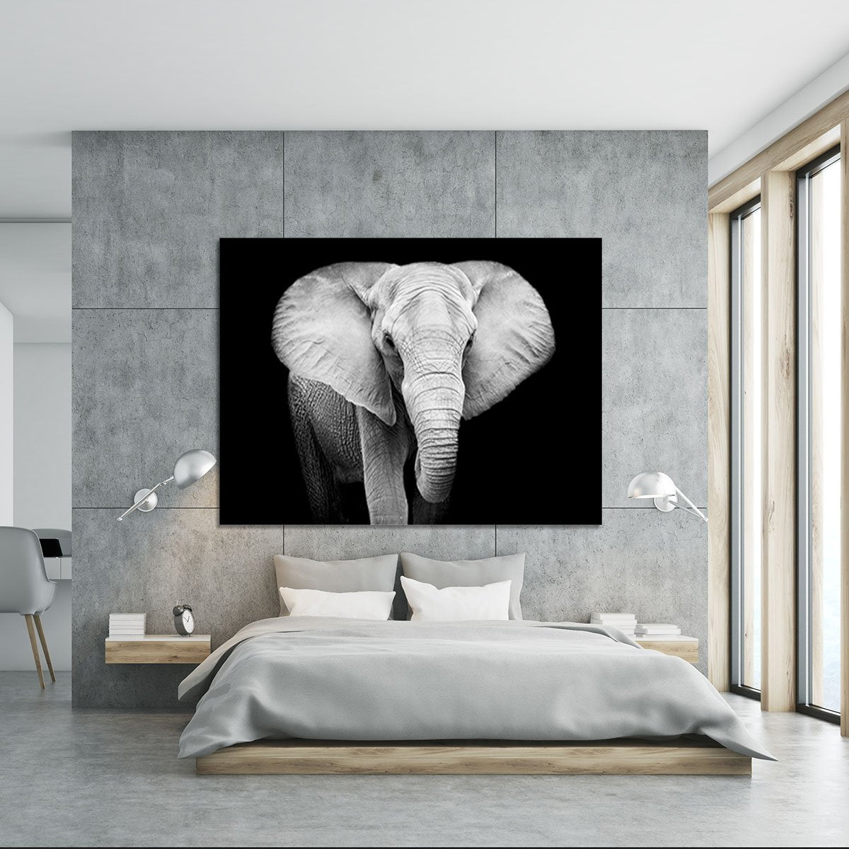 Elephant Canvas Print or Poster