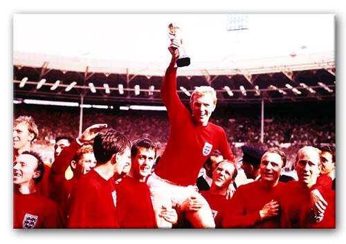 England World Cup 1966 Print - Canvas Art Rocks - 1