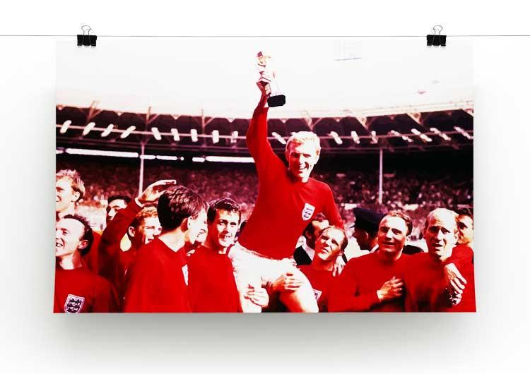 England World Cup 1966 Print - Canvas Art Rocks - 2