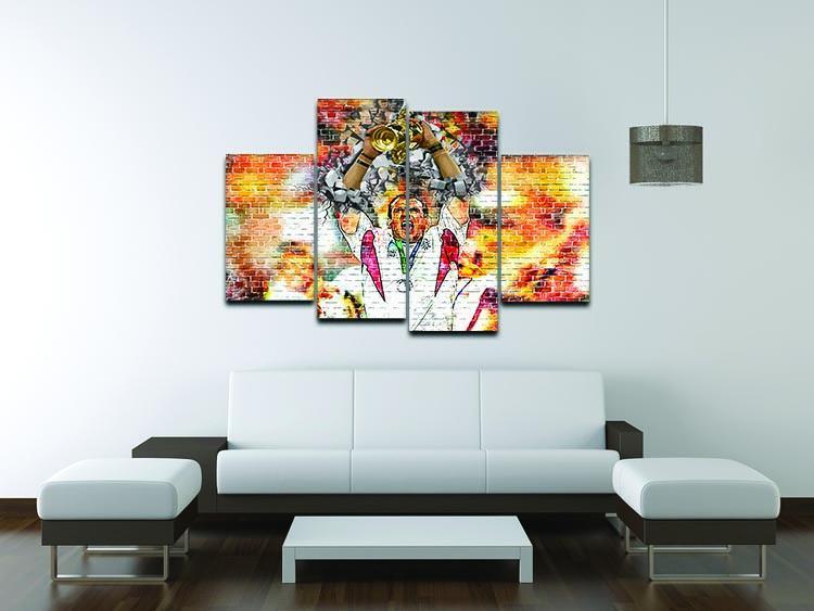 England Rugby World Cup Win 2003 4 Split Panel Canvas - Canvas Art Rocks - 3