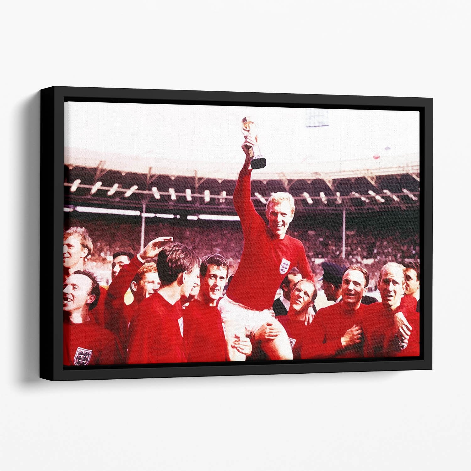 England World Cup 1966 Floating Framed Canvas