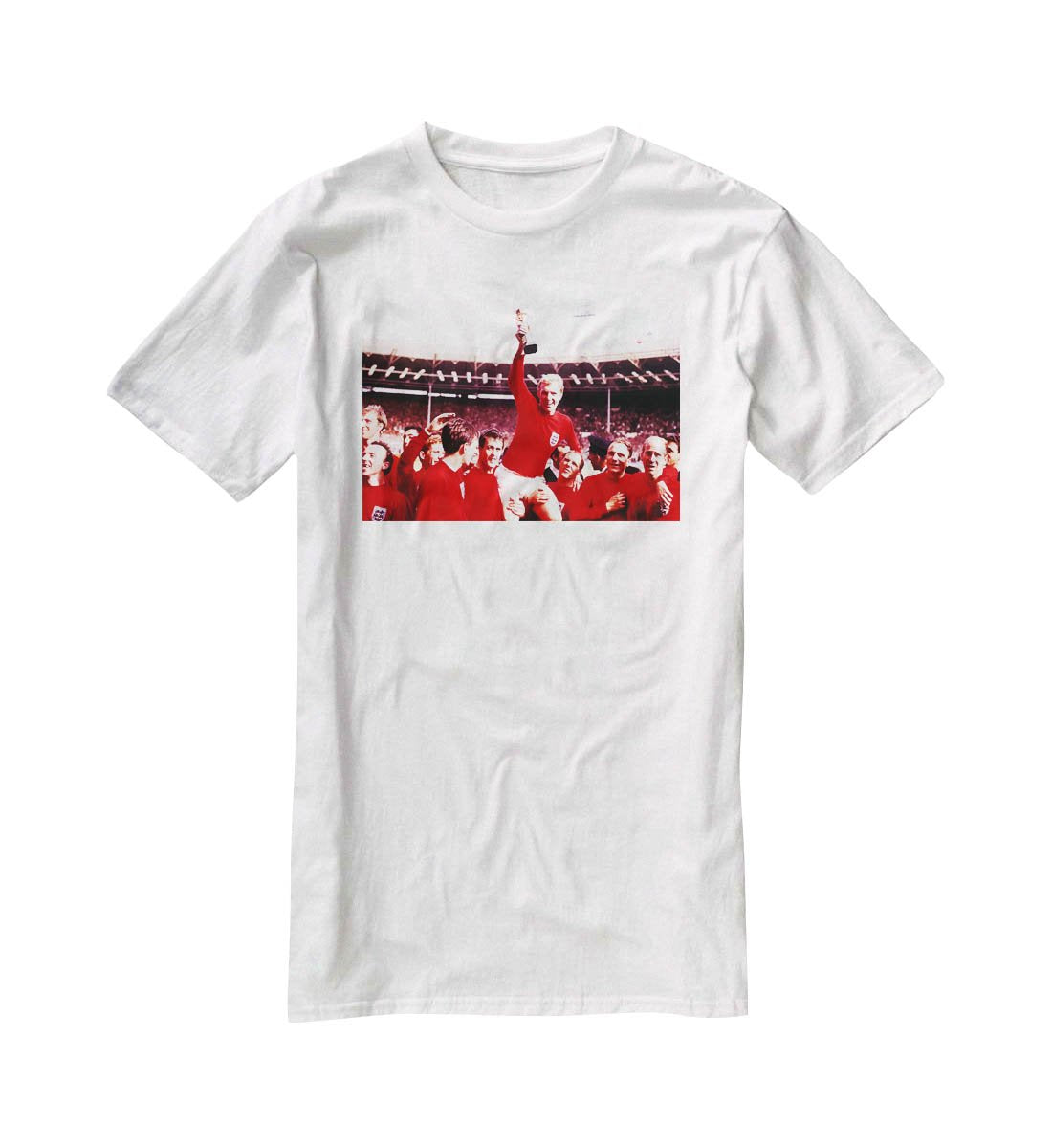 England World Cup 1966 T-Shirt - Canvas Art Rocks - 5