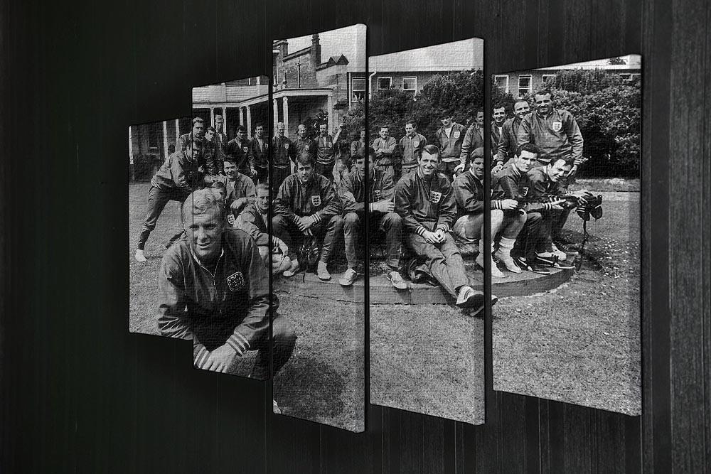 England team 1966 5 Split Panel Canvas - Canvas Art Rocks - 2