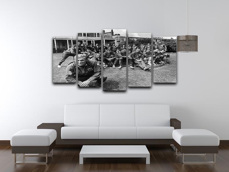 England team 1966 5 Split Panel Canvas - Canvas Art Rocks - 3