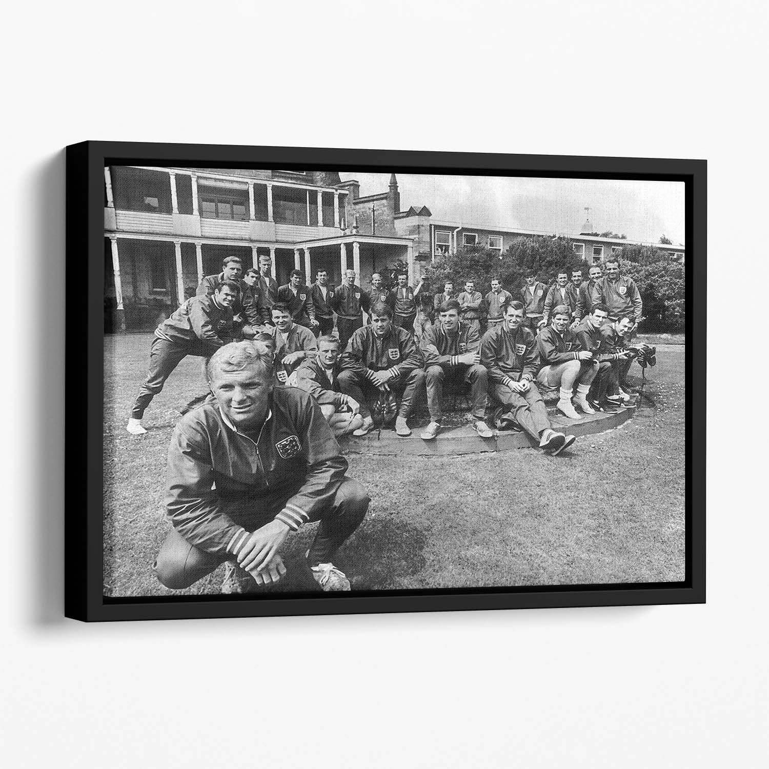 England team 1966 Floating Framed Canvas