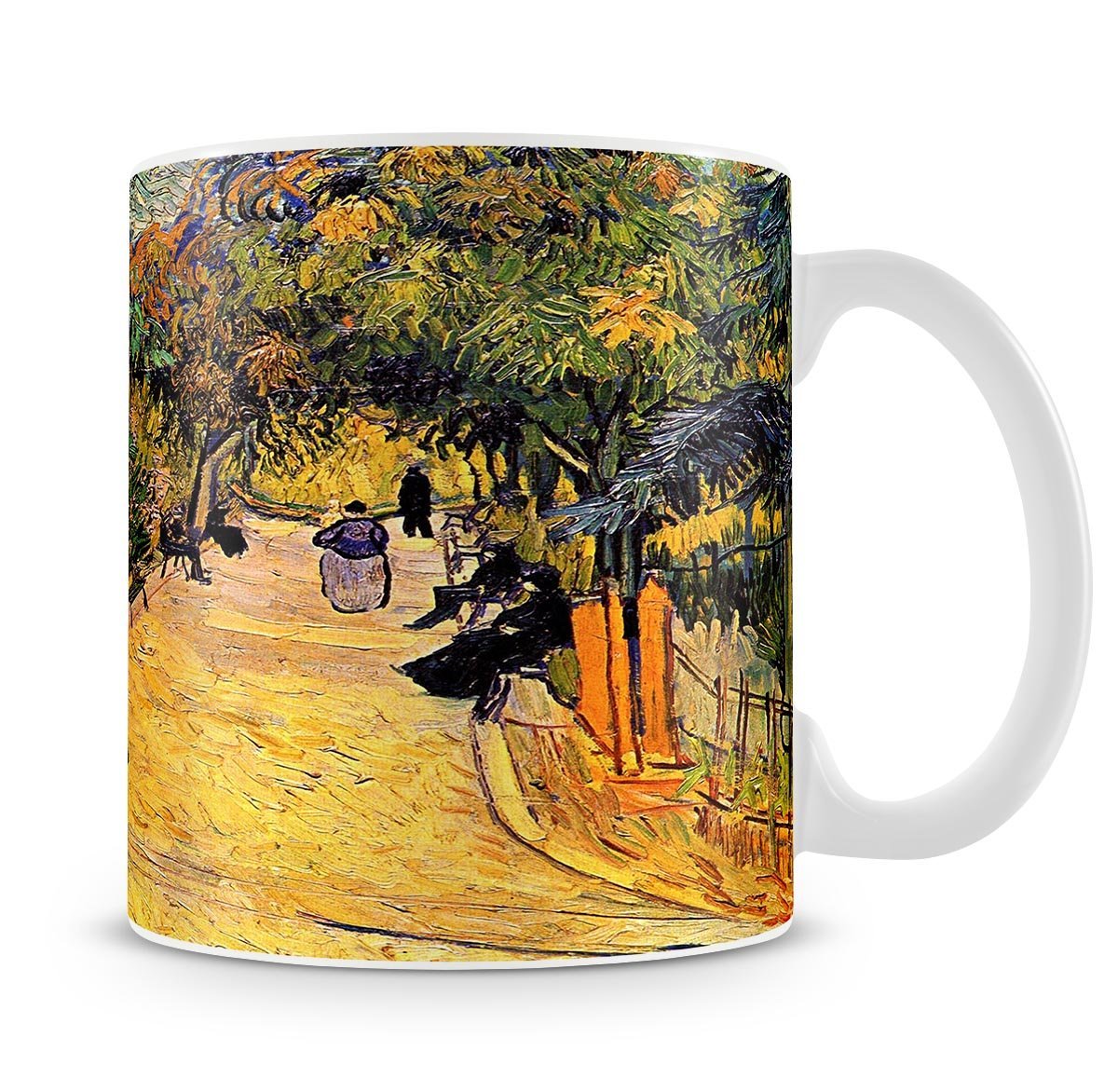 Entrance to the Public Park in Arles by Van Gogh Mug - Canvas Art Rocks - 4
