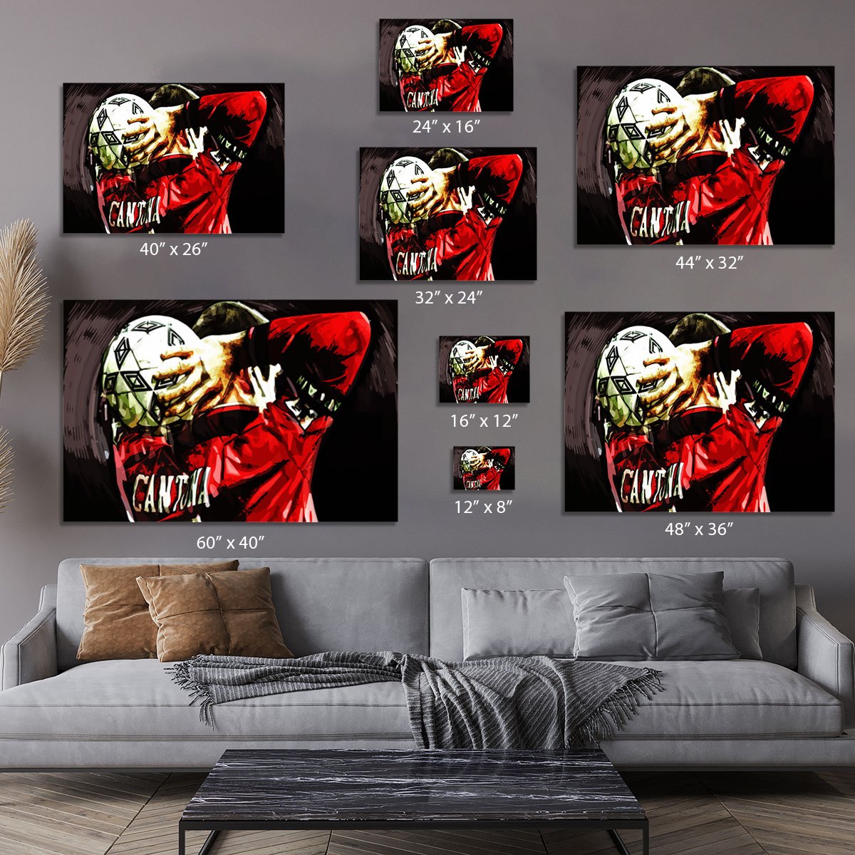 Eric Cantona Canvas Print or Poster