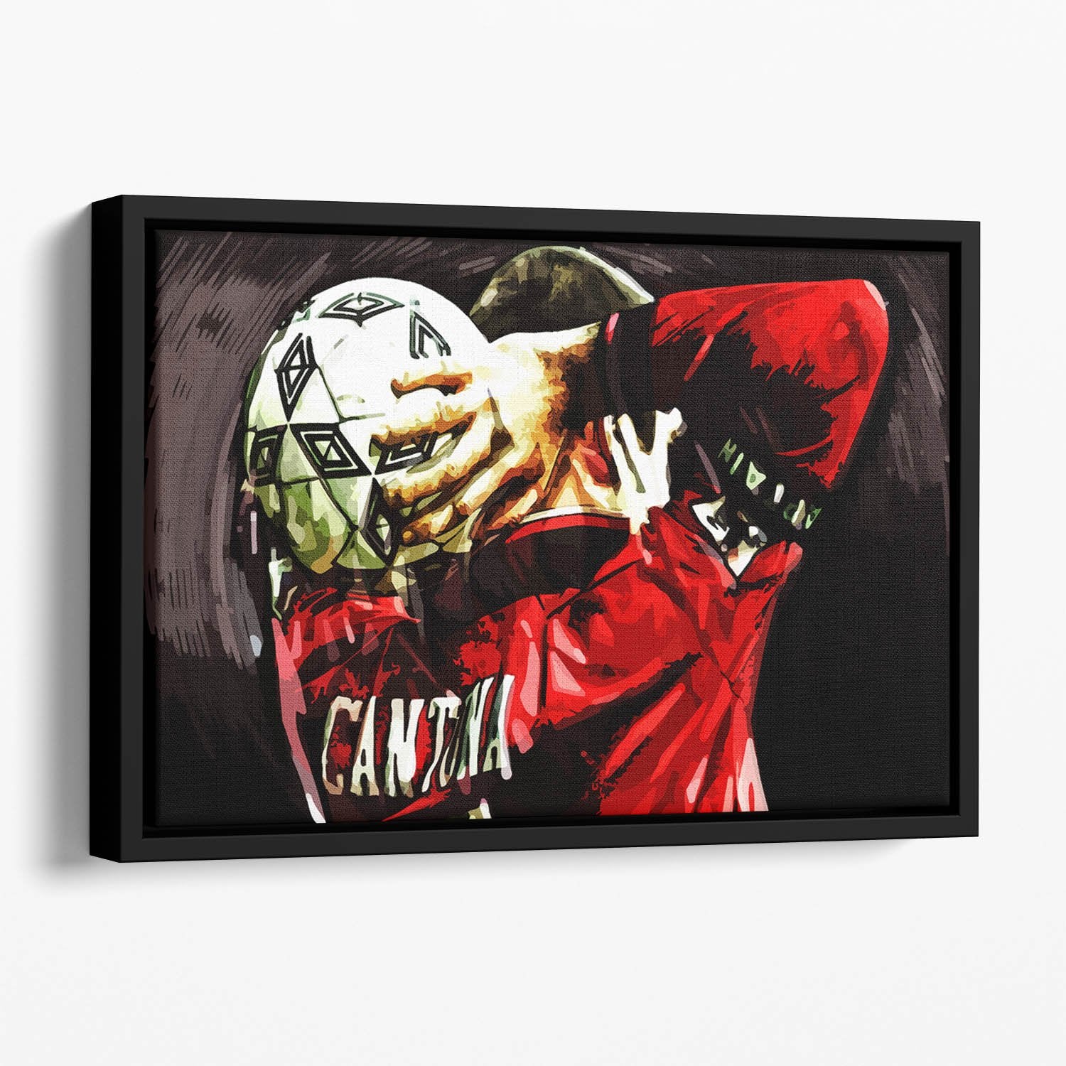 Eric Cantona Floating Framed Canvas