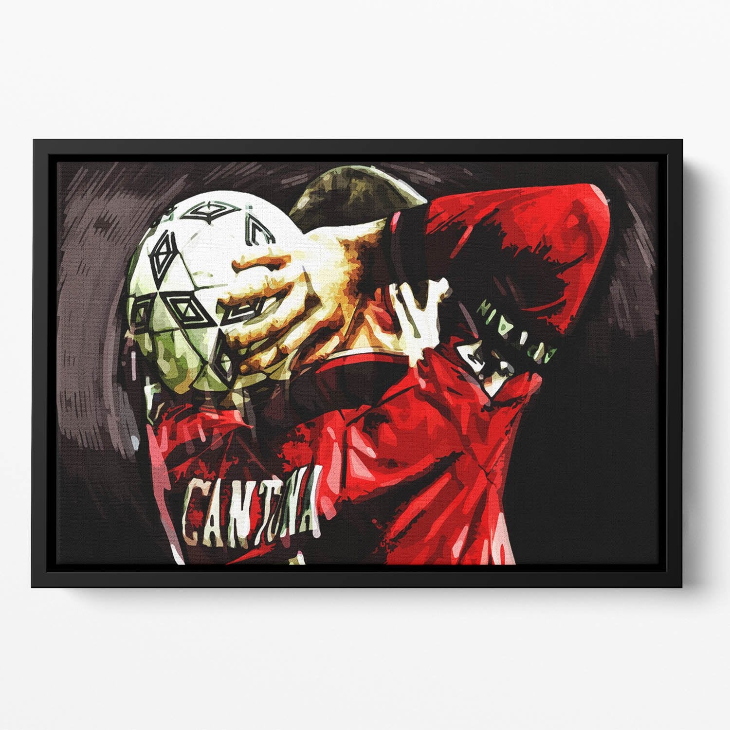 Eric Cantona Floating Framed Canvas