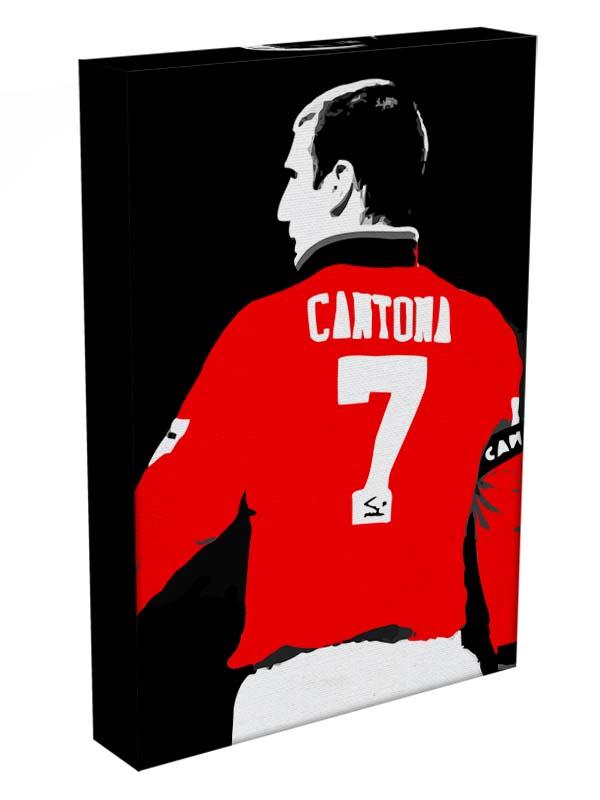 Eric Cantona No 7 Canvas Print or Poster