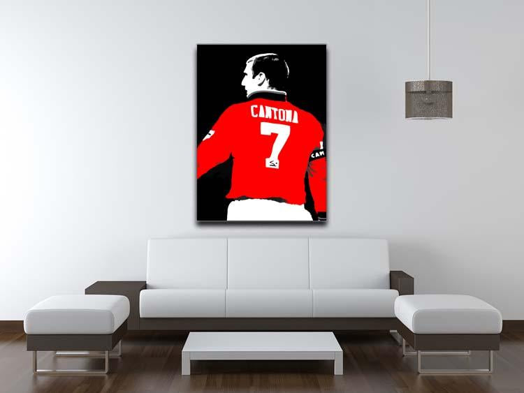 Eric Cantona No 7 Canvas Print or Poster