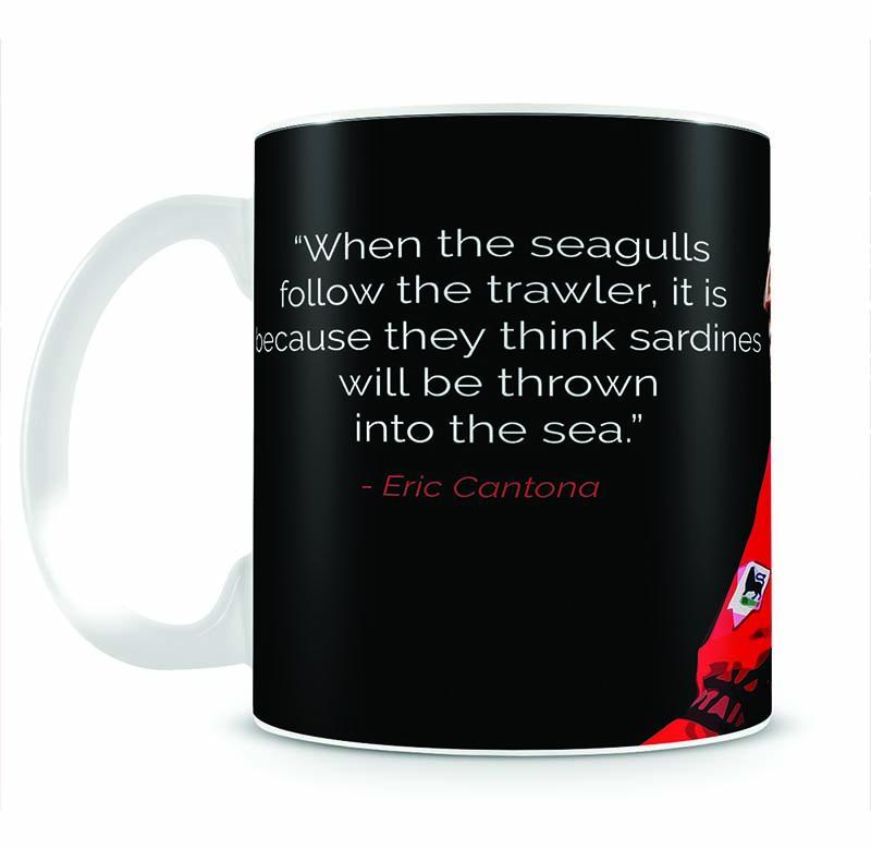 Eric Cantona Seagulls Mug - Canvas Art Rocks - 2