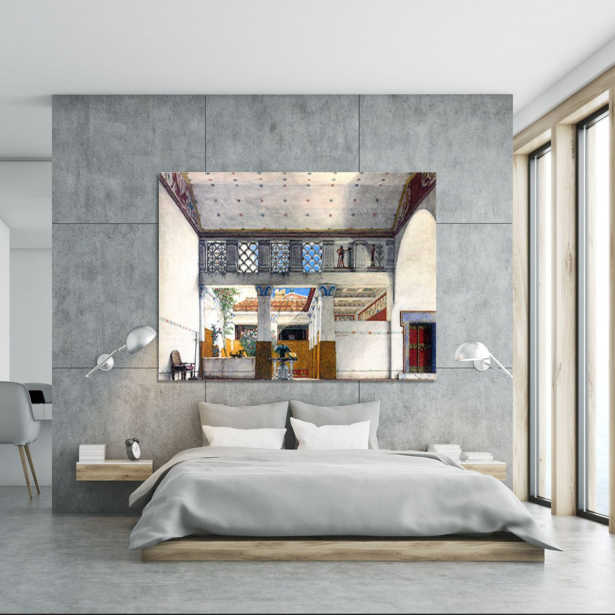 Establishment of Caius Martius house by Alma Tadema Canvas Print or Poster