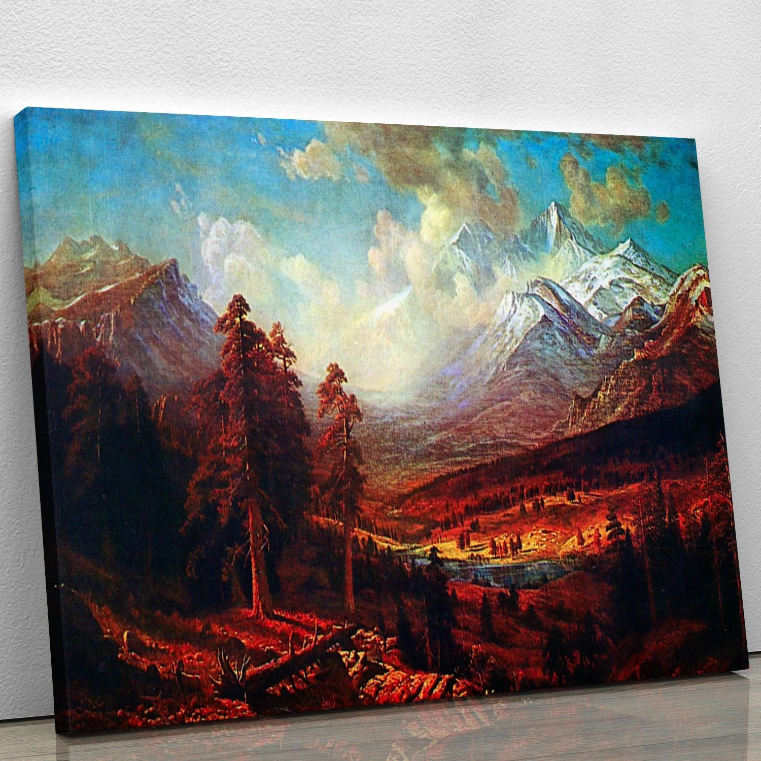 Estes Park by Bierstadt Canvas Print or Poster